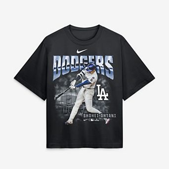 Women's Nike Shohei Ohtani Black Los Angeles Dodgers Premium Essentials Boxy T-Shirt