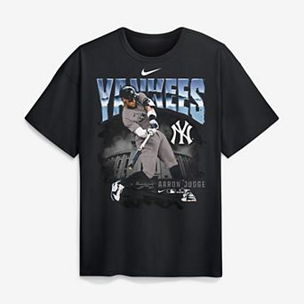 Men's Nike Aaron Judge Black New York Yankees Enlarged Player Graphic Max90 Heavyweight T-Shirt