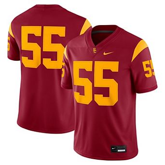 Men's Nike #55 Cardinal USC Trojans Home Game Jersey