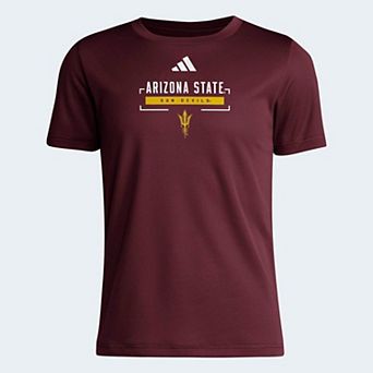 Youth adidas Maroon Arizona State Sun Devils AEOROREADY Pre-Game T-Shirt