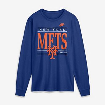 Men's Nike Royal New York Mets Cooperstown Graphic Long Sleeve T-Shirt