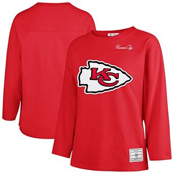 Women's '47 Red Kansas City Chiefs Game Nod Timeless Long Sleeve T-Shirt