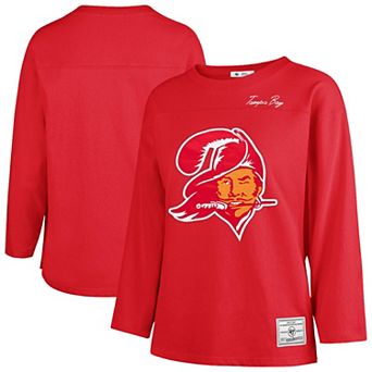 Women's '47 Red Tampa Bay Buccaneers Game Nod Timeless Long Sleeve T-Shirt