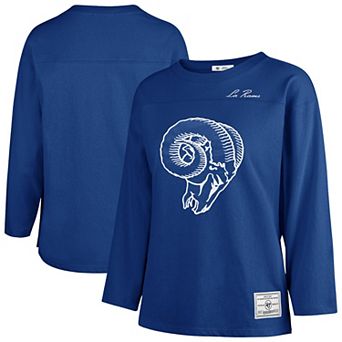 Women's '47 Royal Los Angeles Rams Game Nod Timeless Long Sleeve T-Shirt