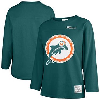 Women's '47 Aqua Miami Dolphins Game Nod Timeless Long Sleeve T-Shirt
