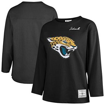 Women's '47 Black Jacksonville Jaguars Game Nod Timeless Long Sleeve T-Shirt