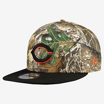 Men's New Era Camo Cincinnati Reds Realtree Orange Pop 9FIFTY Snapback Hat