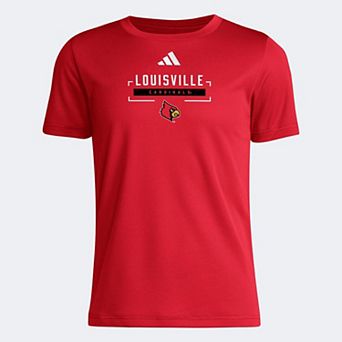 Youth adidas Red Louisville Cardinals AEOROREADY Pre-Game T-Shirt