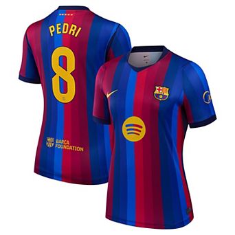 Women's Nike Pedri Red Barcelona 2026/27 Home Stadium Replica Jersey