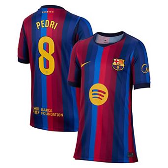 Youth Nike Pedri Red Barcelona 2026/27 Home Stadium Replica Jersey