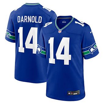 Men's Nike Sam Darnold Royal Seattle Seahawks Alternate Game Player Jersey