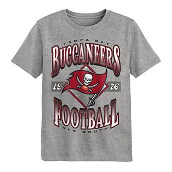 Preschool Outerstuff Dark Heather Gray Tampa Bay Buccaneers Of Days Past T-Shirt