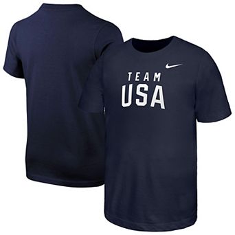 Youth Nike Navy Team USA Core T-Shirt