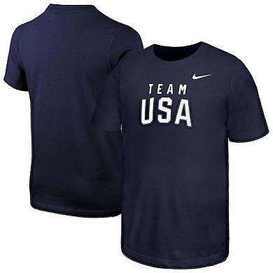 Youth Nike Navy Team USA Core T-Shirt
