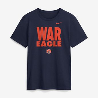 Men's Nike Navy Auburn Tigers 2026 Sideline Dri-FIT Slogan T-Shirt