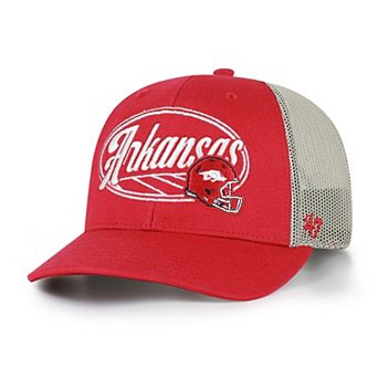 Unisex '47 Cardinal Arkansas Razorbacks Enfield Adjustable Trucker Hat