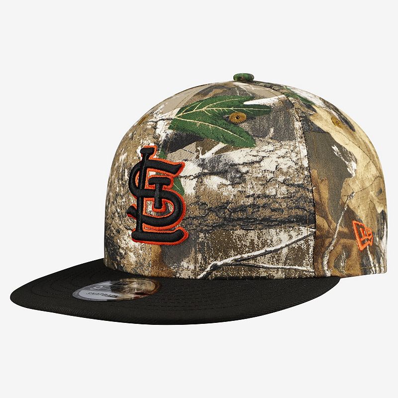 Men's New Era Camo St. Louis Cardinals Realtree Orange Pop 9FIFTY