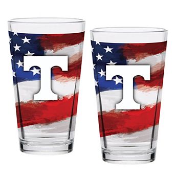 Tennessee Volunteers Two-Pack 16oz. Americana Pint Glass Set