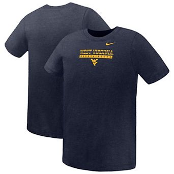 Preschool Nike Navy West Virginia Mountaineers Name Bar Legend Dri-FIT T-Shirt