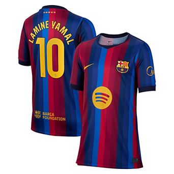 Youth Nike Lamine Yamal Red Barcelona 2026/27 Home Stadium Replica Jersey
