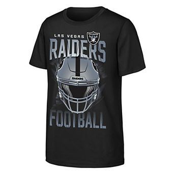 Youth Outerstuff Black Las Vegas Raiders Full Gear T-Shirt