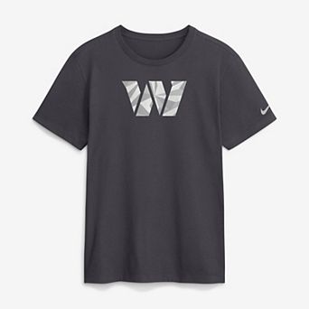 Men's Nike Anthracite Washington Commanders Fractal Logo T-Shirt
