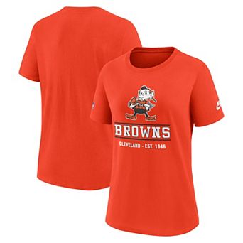 Women's Nike Orange Cleveland Browns Sideline Alt Dri-FIT T-Shirt