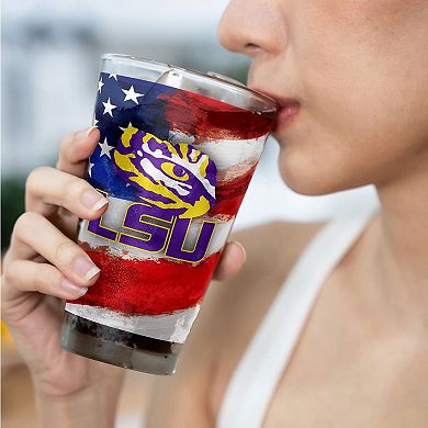 LSU Tigers Two-Pack 16oz. Americana Pint Glass Set
