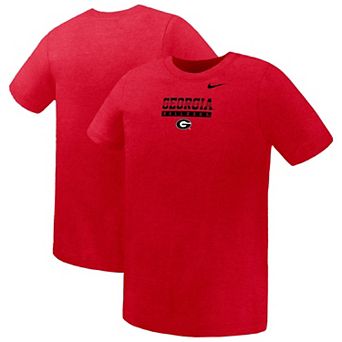 Preschool Nike Red Georgia Bulldogs Name Bar Legend Dri-FIT T-Shirt