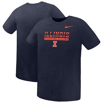 Preschool Nike Navy Illinois Fighting Illini Name Bar Legend Dri-FIT T-Shirt