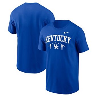 Men's Nike Royal Kentucky Wildcats Primetime Football Icon T-Shirt