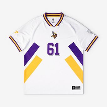 Men's Fanatics White Minnesota Vikings Football x Football V-Neck Fan Top