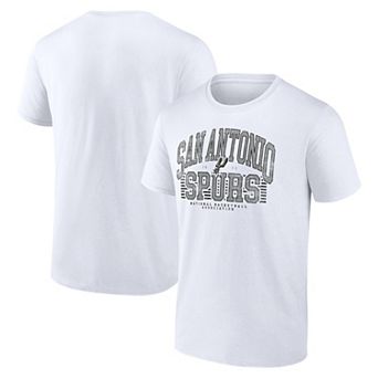 Men's Fanatics White San Antonio Spurs Cotton T-Shirt