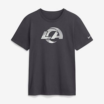 Men's Nike Anthracite Los Angeles Rams Fractal Logo T-Shirt