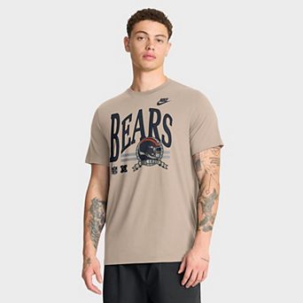 Men's Nike Sand Chicago Bears Rewind Tri-Blend T-Shirt