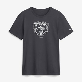 Men's Nike Anthracite Chicago Bears Fractal Logo T-Shirt