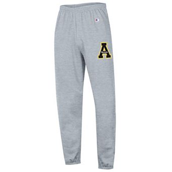Men's Champion Heather Gray Appalachian State Mountaineers Powerblend Fleece Team Sweatpants