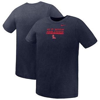 Preschool Nike Navy Ole Miss Rebels Name Bar Legend Dri-FIT T-Shirt