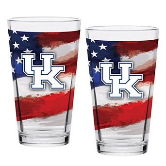 Kentucky Wildcats Two-Pack 16oz. Americana Pint Glass Set