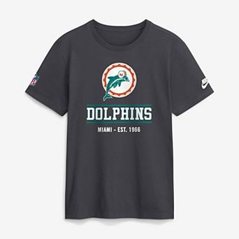 Men's Nike Charcoal Miami Dolphins Sideline Alternate Final Sprint Dri-FIT T-Shirt