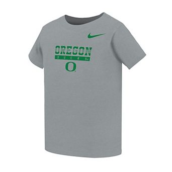 Toddler Nike Gray Oregon Ducks Name Bar Legend Dri-FIT T-Shirt