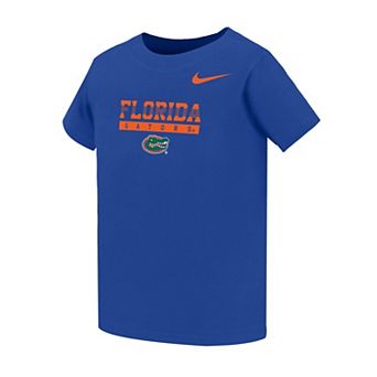 Toddler Nike Royal Florida Gators Dri-FIT Name Bar Legend T-Shirt