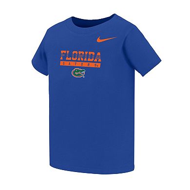 Toddler Nike Royal Florida Gators Dri-FIT Name Bar Legend T-Shirt