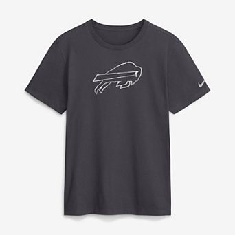 Men's Nike Anthracite Buffalo Bills Fractal Logo T-Shirt