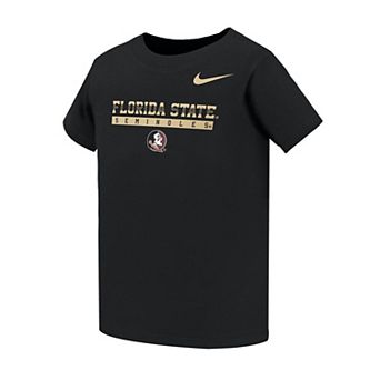 Toddler Nike Black Florida State Seminoles Dri-FIT Name Bar Legend T-Shirt