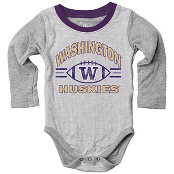 Infant Wes & Willy Gray Washington Huskies Jie Jie Hopper Set