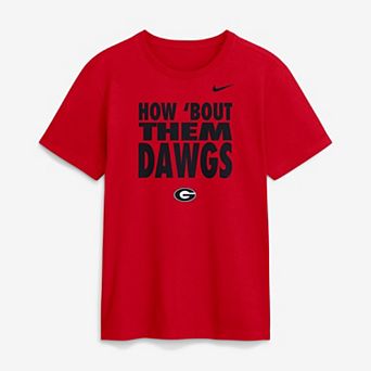 Men's Nike Red Georgia Bulldogs 2026 Sideline Dri-FIT Slogan T-Shirt