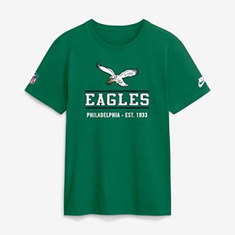 Men's Nike Kelly Green Philadelphia Eagles Sideline Alternate Final Sprint Dri-FIT T-Shirt