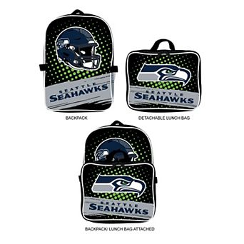 MOJO Seattle Seahawks Backpack & Lunch Box 2 pc Set
