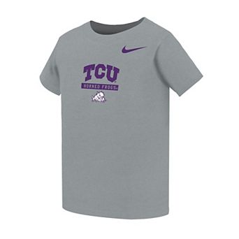Toddler Nike Gray TCU Horned Frogs Dri-FIT Name Bar Legend T-Shirt